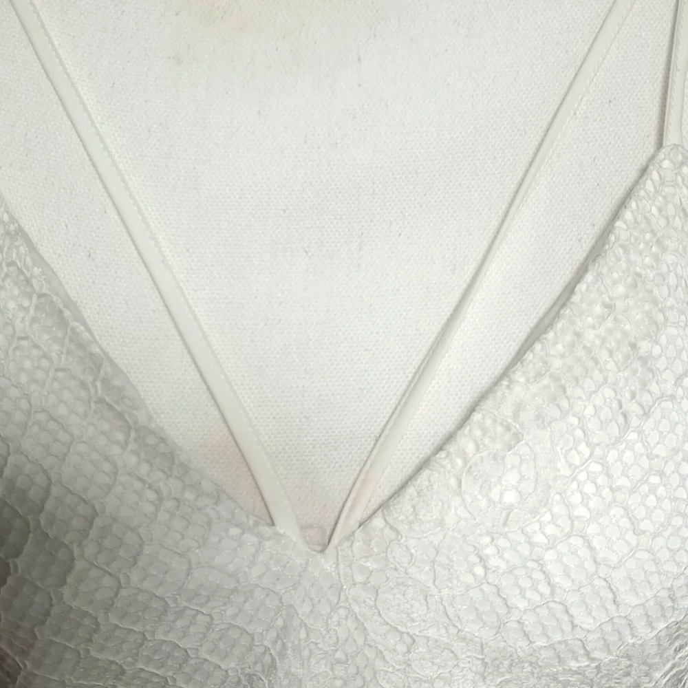 bebe White Lace Dress - Picture 5 of 9